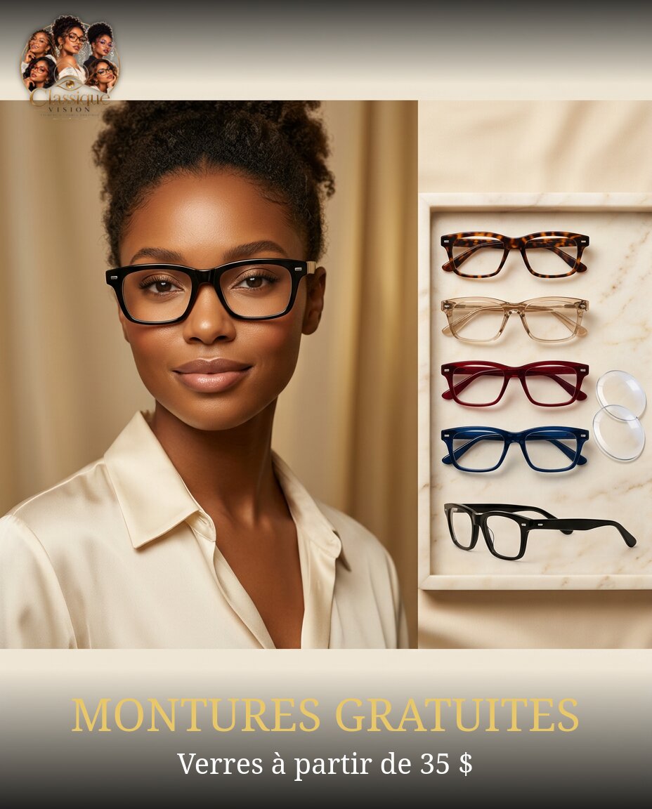 Monture Rectangle Élégance – Montures gratuites + verres